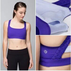 Lululemon Inner Heart Bra Size 6 Purple
